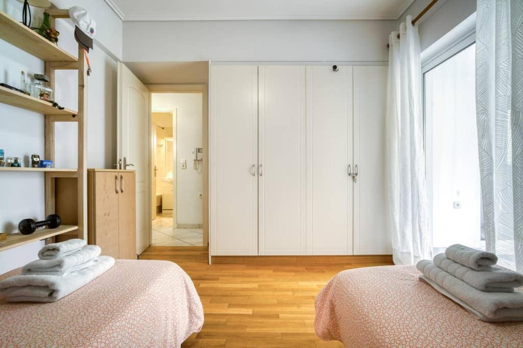 Spacious Family Flat Near Parthenon Free Parking Atene Esterno foto